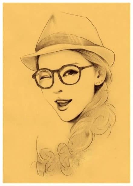 15种不同女生外貌类型插画封面（后添加）