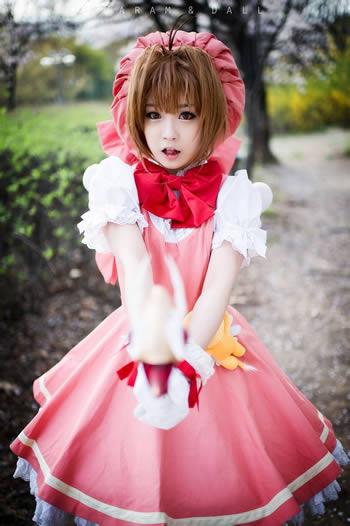 魔卡少女樱卖萌CosPlay图1