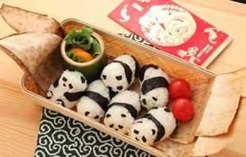 萌萌的小熊猫饭团