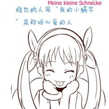 维也纳人对自己心爱人称为我的小蜗牛