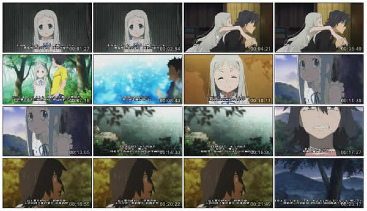 未闻花名MAD剧情连拍截图