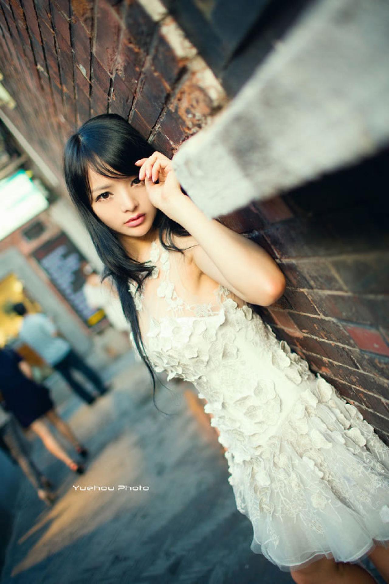 歪歪白色清纯街拍06