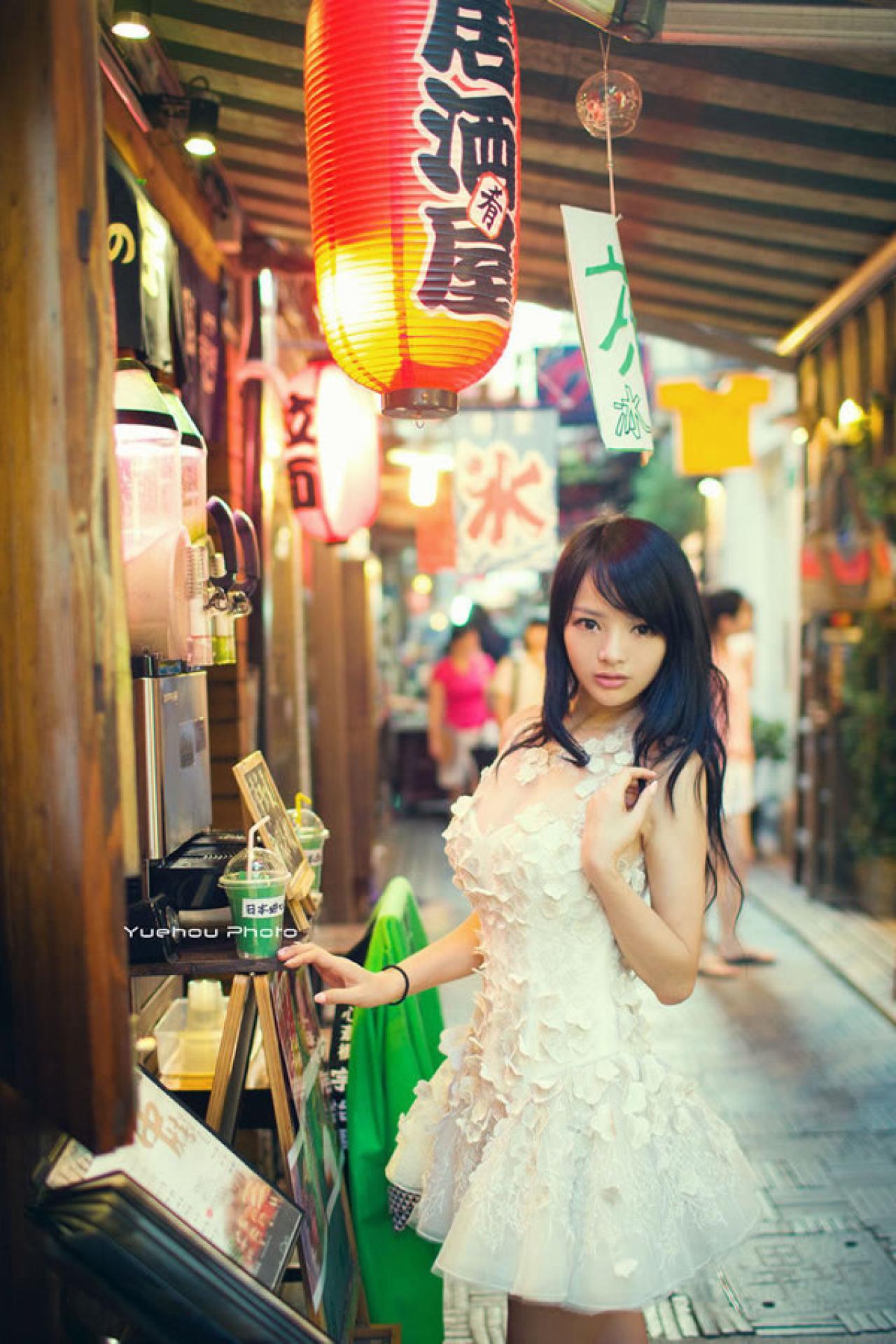 歪歪白色清纯街拍10