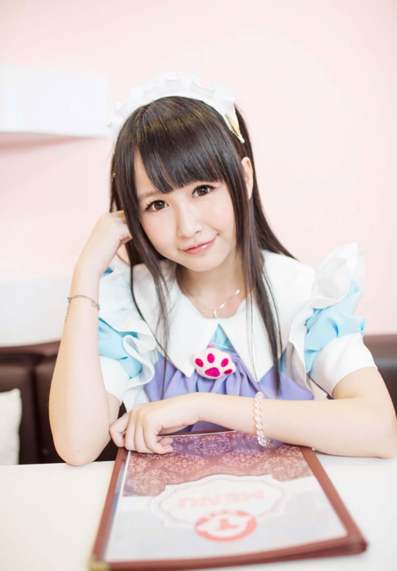 咖啡馆里的女仆妹子Cosplay第04张图