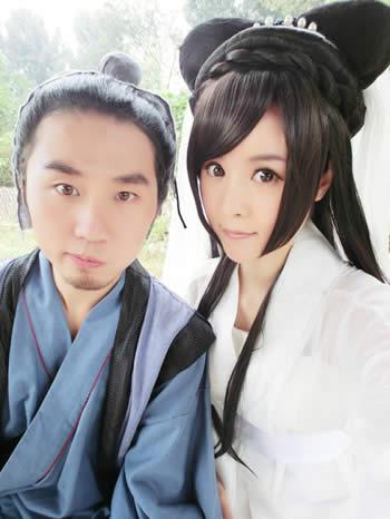 淘宝在万万没想到第九集片场与刘循子墨的合照01