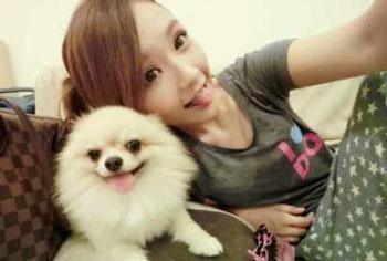 肯得基萌系喵小奇广告女主角陈怡君生活照