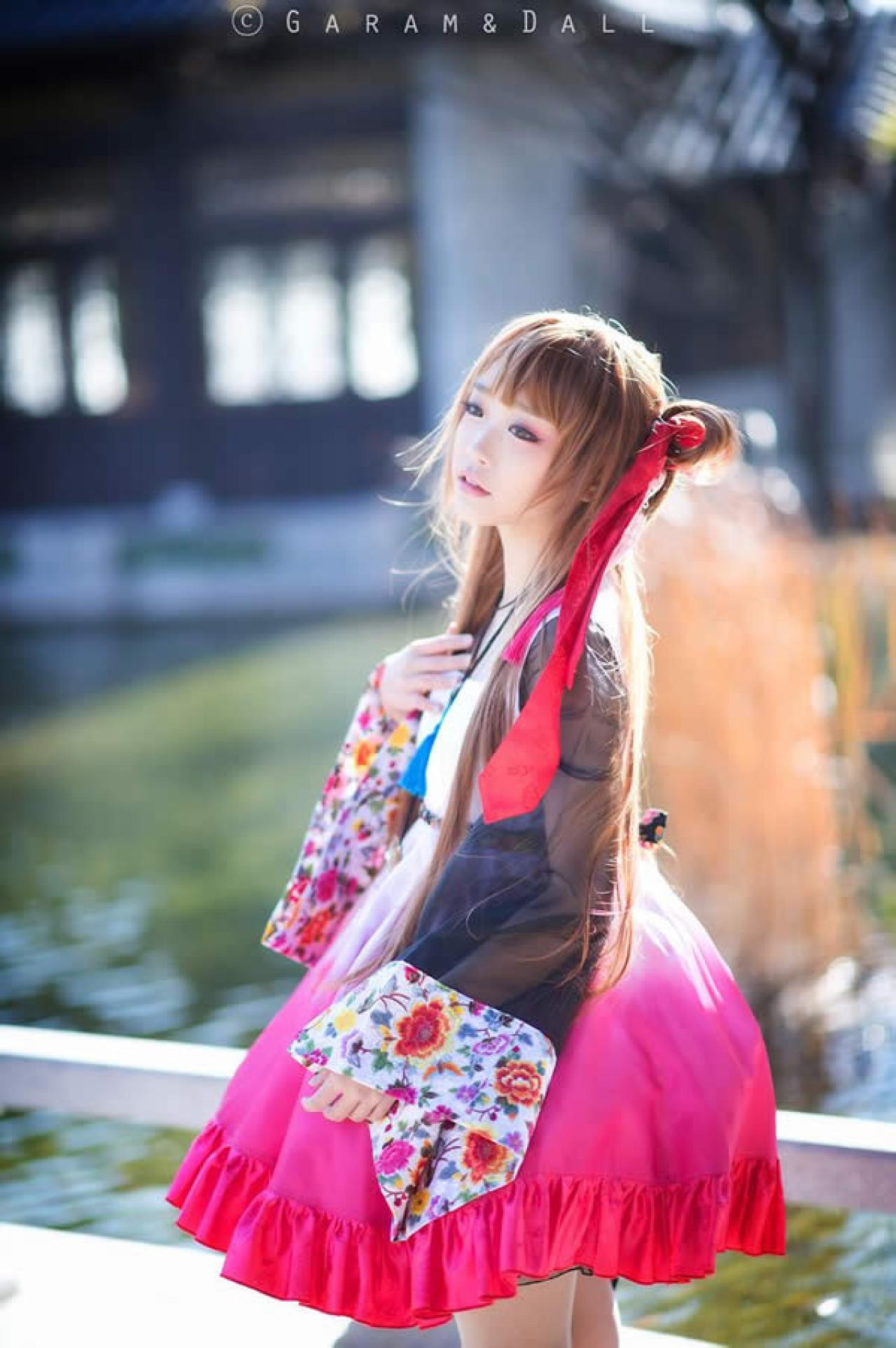 兔娘侧面摆拍姿势