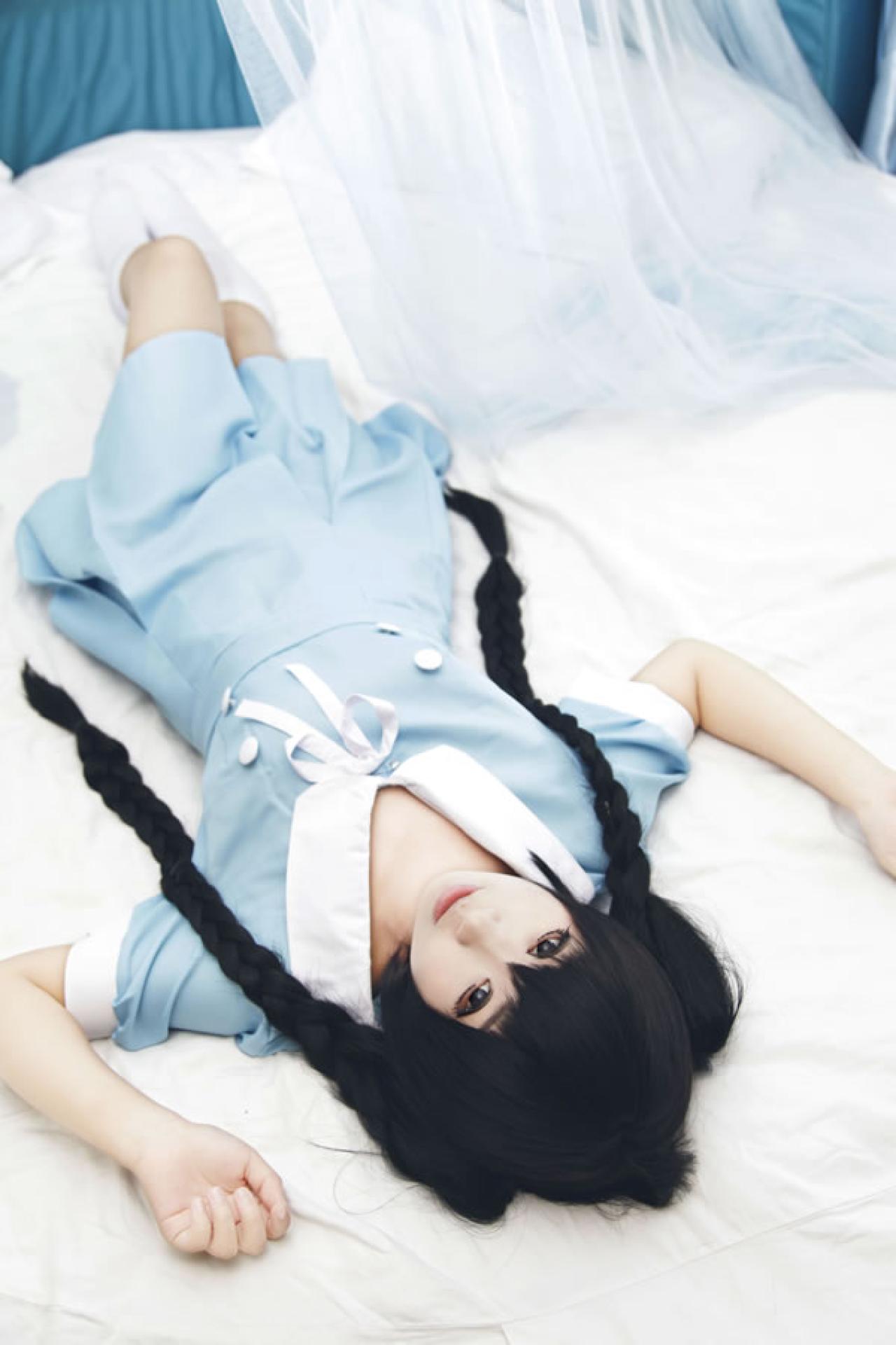 轻音少女全家福淡蓝色Cosplay组图06