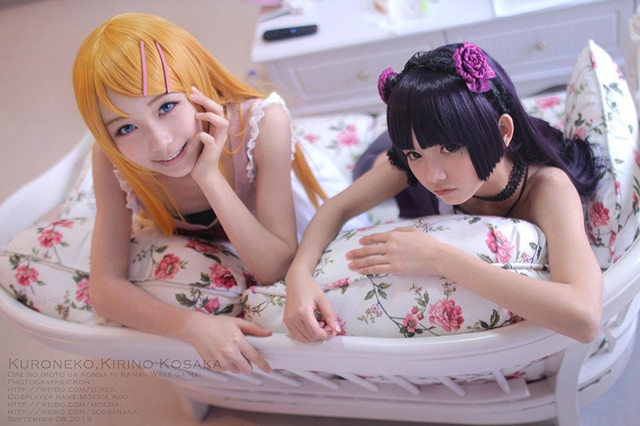 黑猫与桐乃在一起