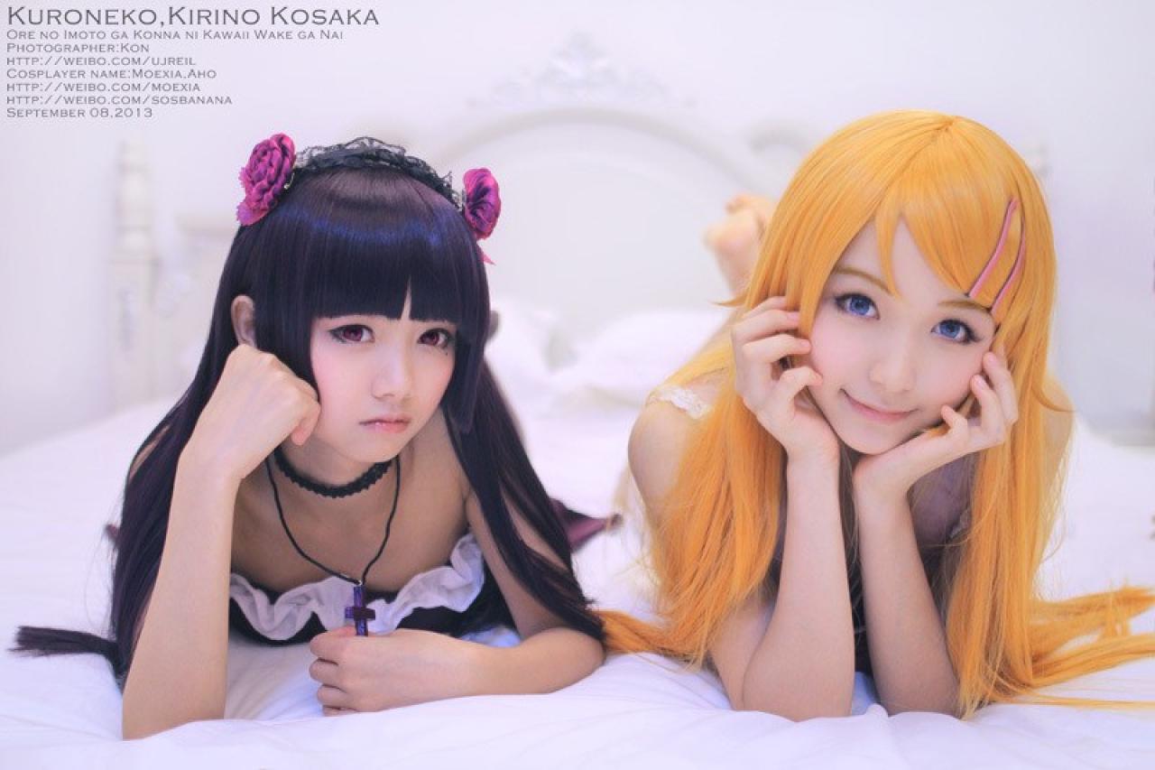 黑猫与桐乃在一起