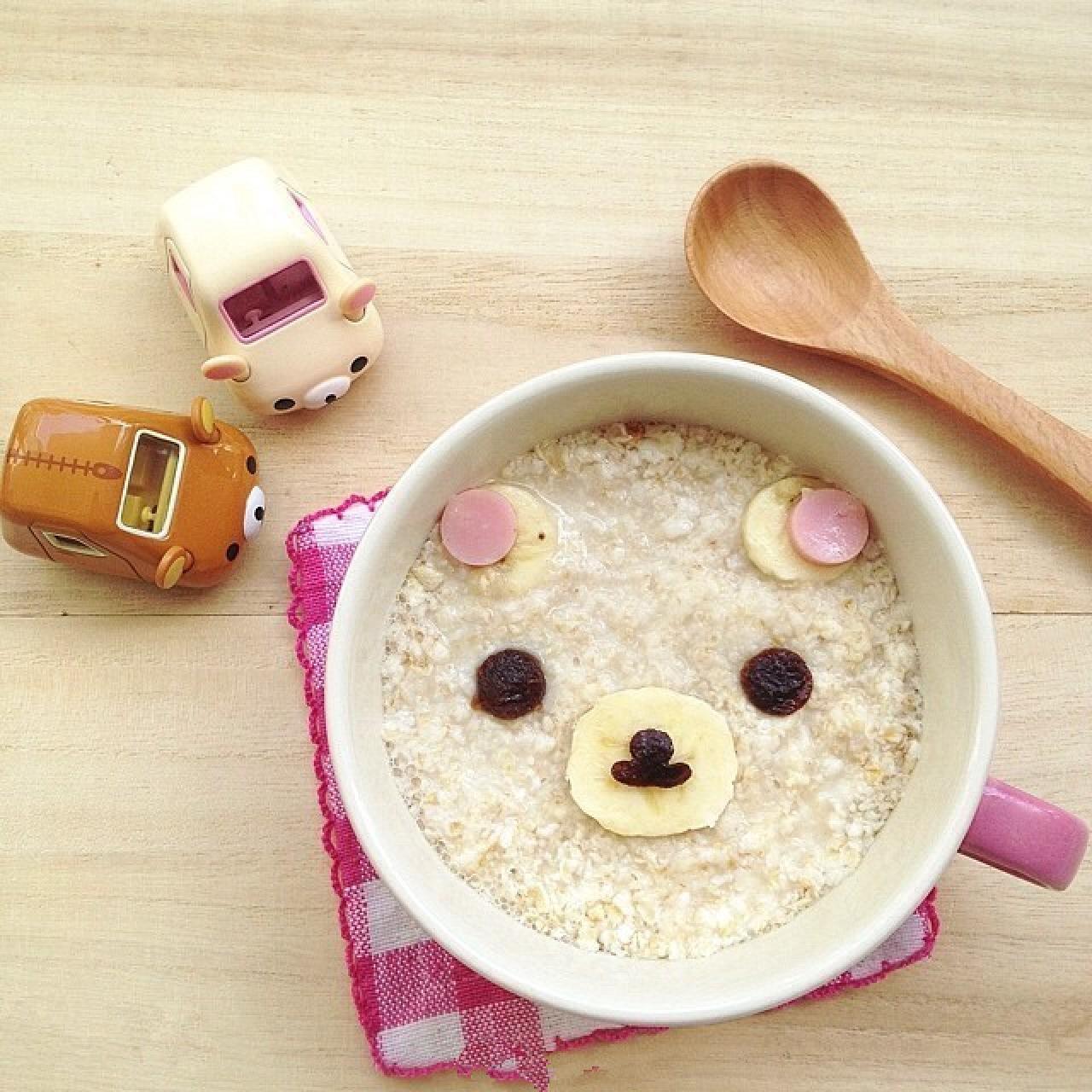 小熊笑脸便当头像