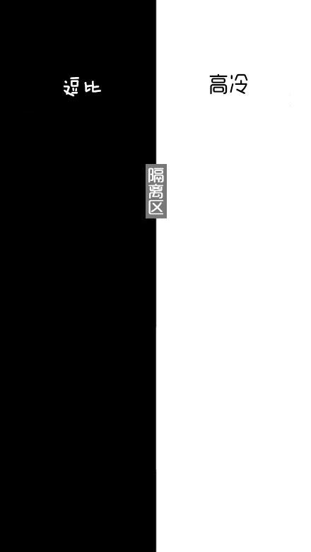 逗比和高冷黑色和白色隔离区样式聊天背景