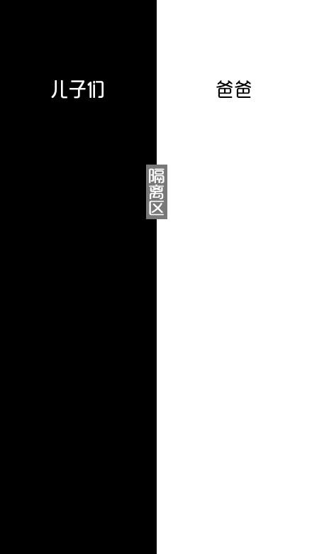 儿子们和爸爸黑色和白色隔离区样式聊天背景