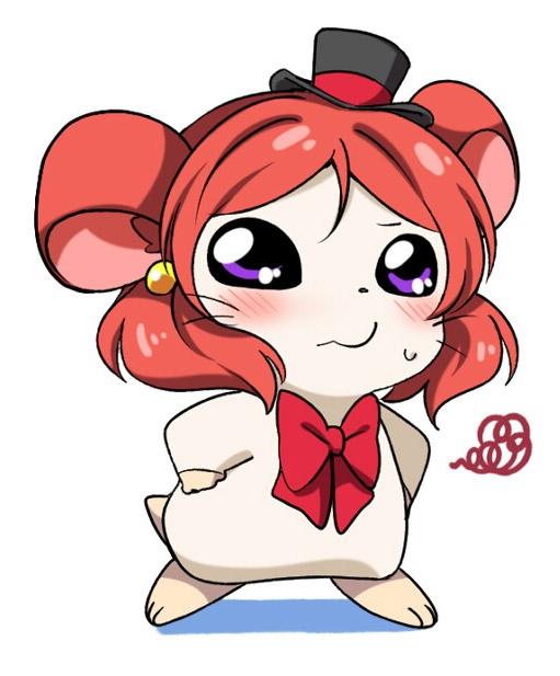 西木野真姬版小老鼠戴着帽子故作坚强快哭了的头像