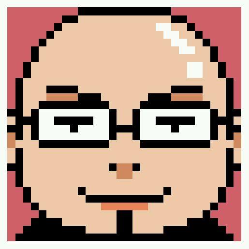 叫兽易小星光头像素头像