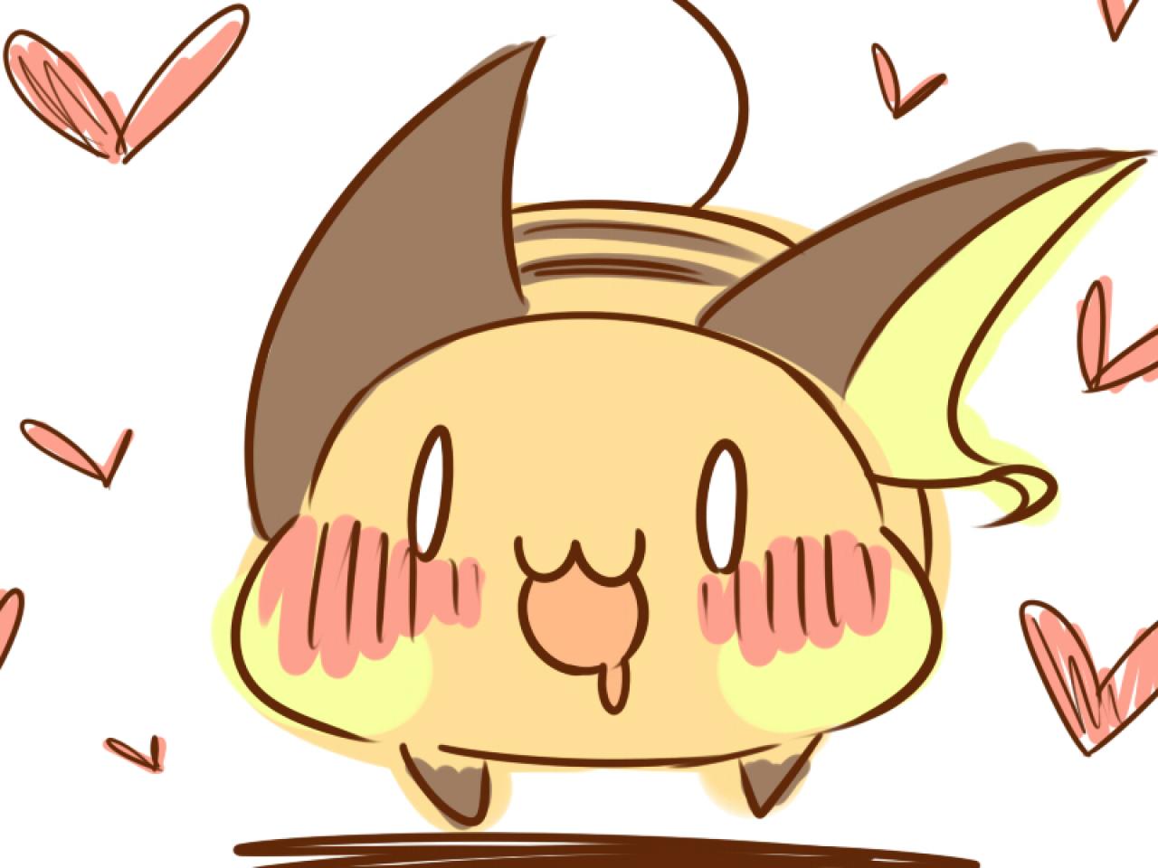 雷丘流着口水奔跑的样子正面