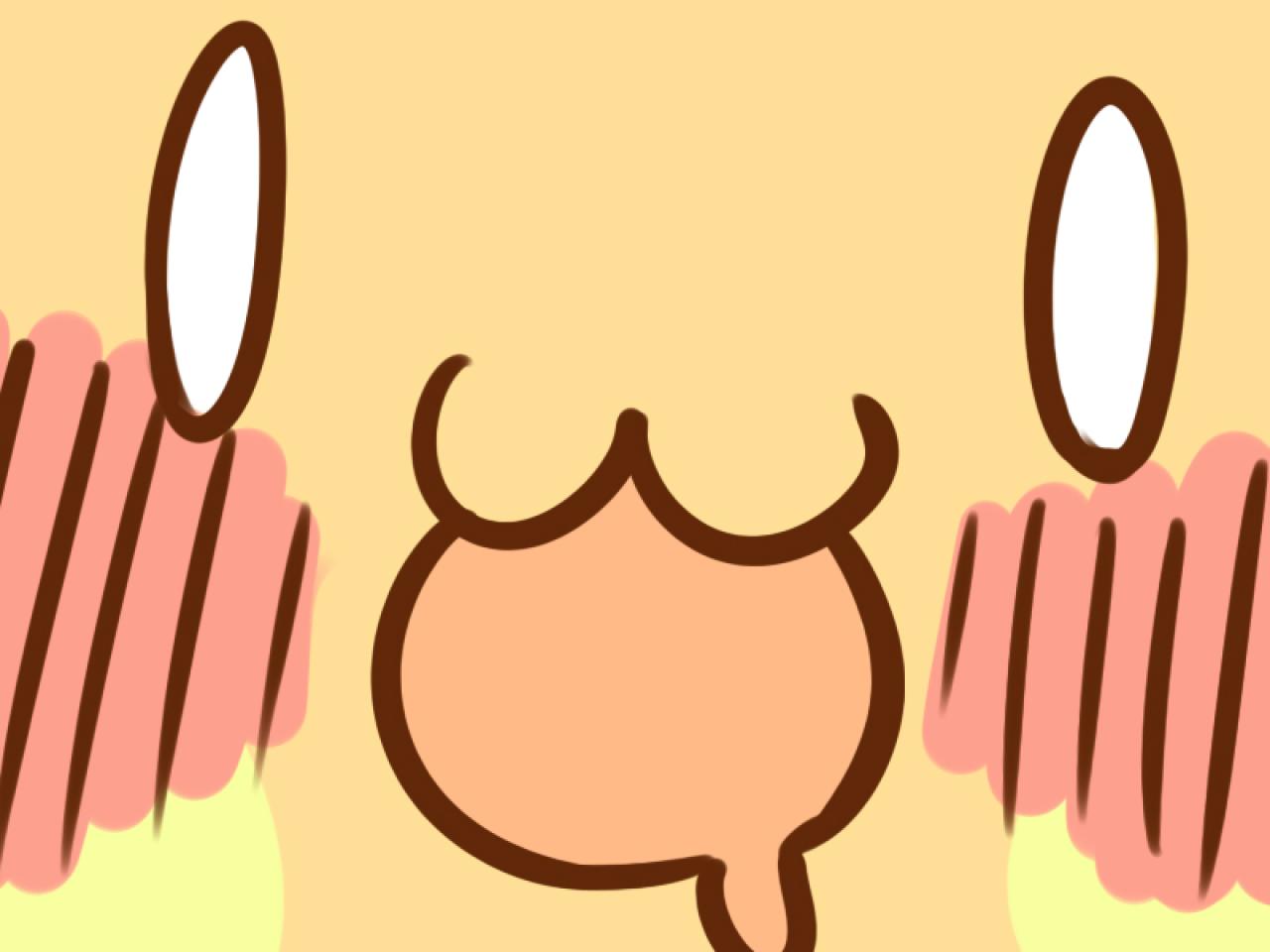 雷丘流着口水的脸部正面