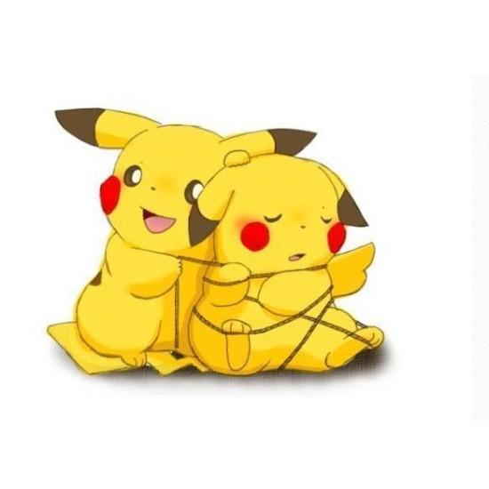 一只皮卡丘把另一只睡着的皮卡丘绑了起来的头像