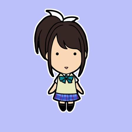 绚濑绘里Q版头像