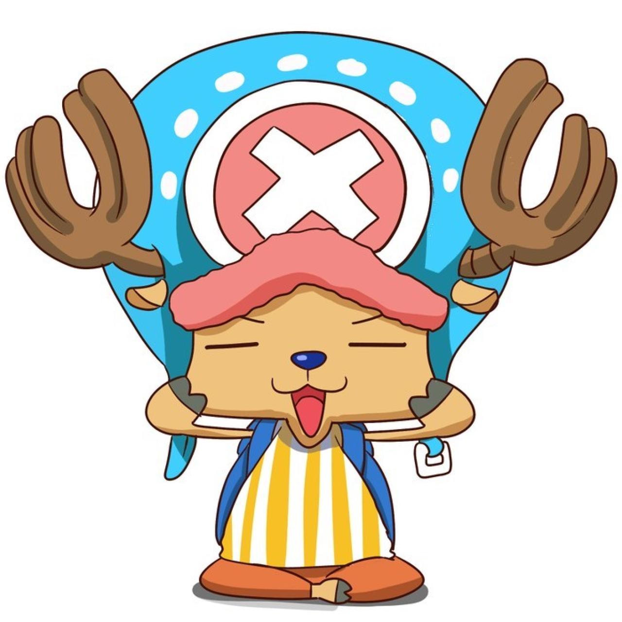 《海贼王》中的鹿托尼托尼·乔巴捏脸卖萌头像