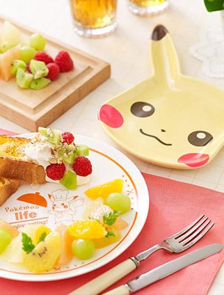 皮卡丘陶瓷碟 局部特写