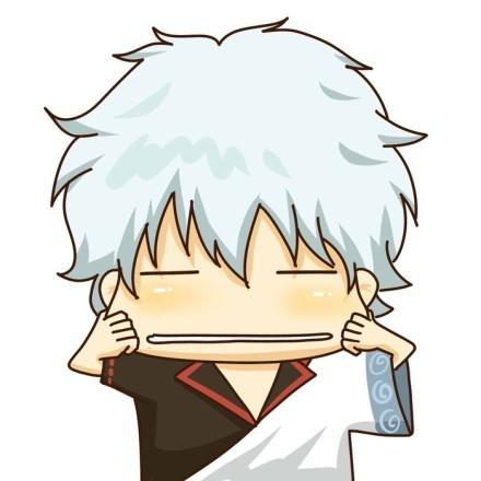 银魂中坂田银时的捏脸头像