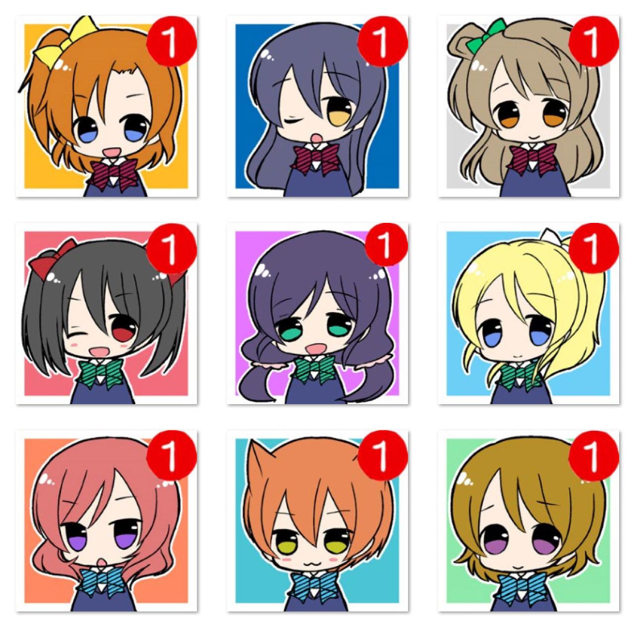 LoveLive!未读消息强迫症头像 预览图