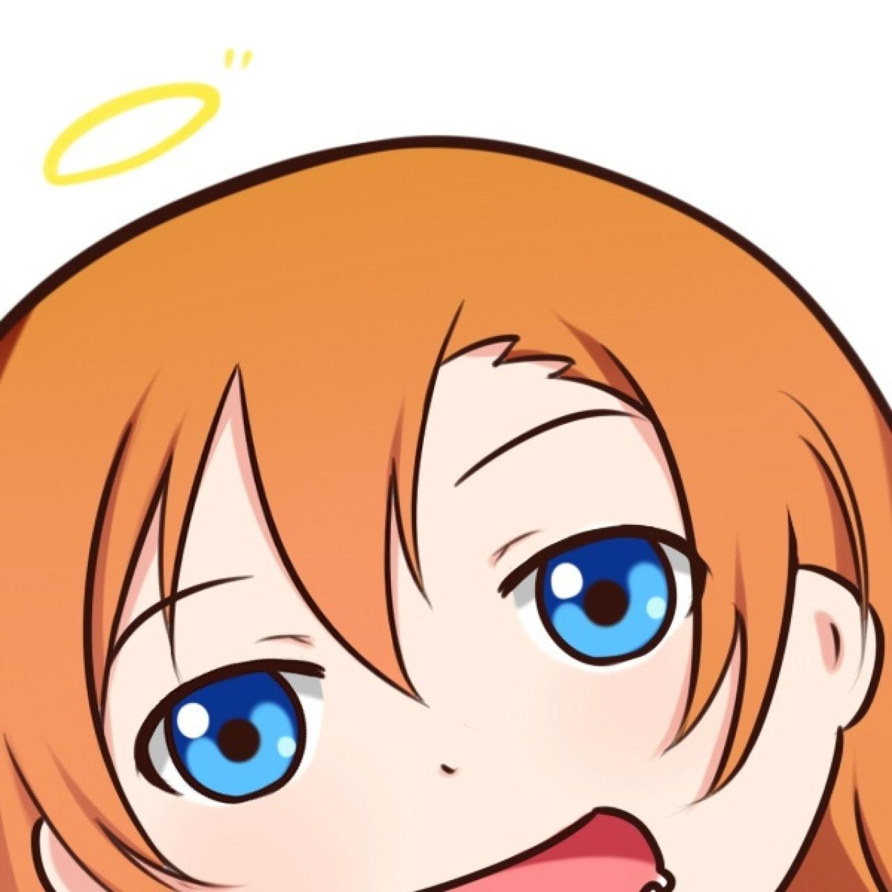 高坂穗乃果半边脸头像