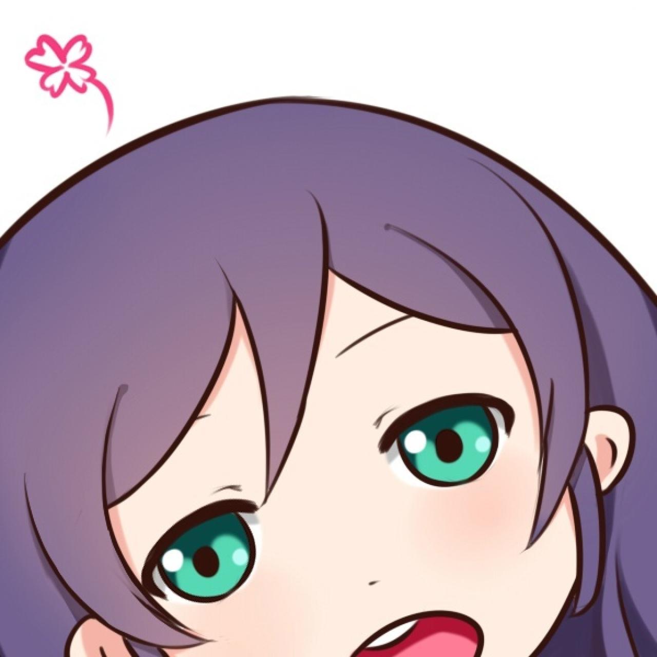 东条希半边脸头像