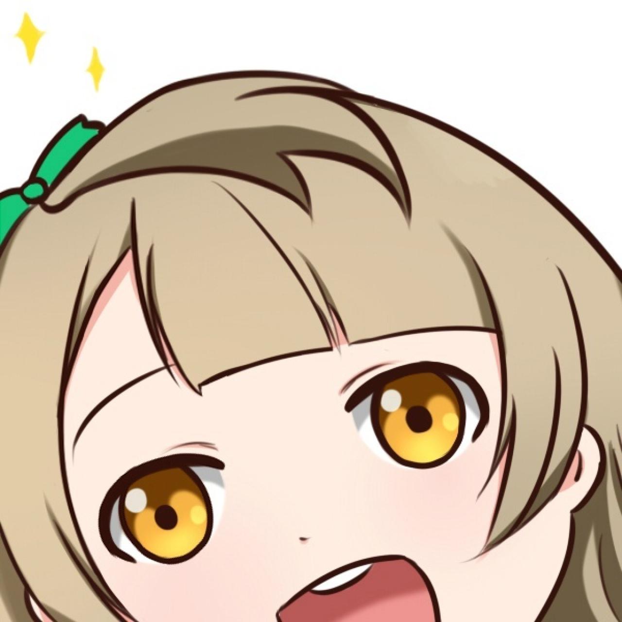 南小鸟半边脸头像