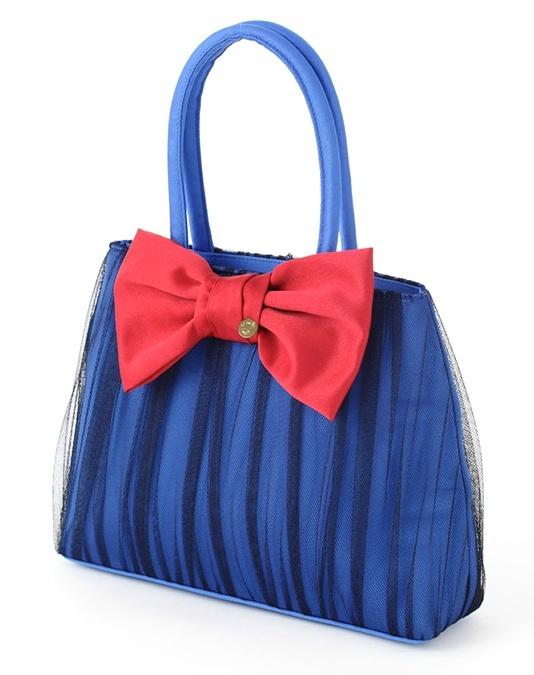 蓝色柯南挎包正面