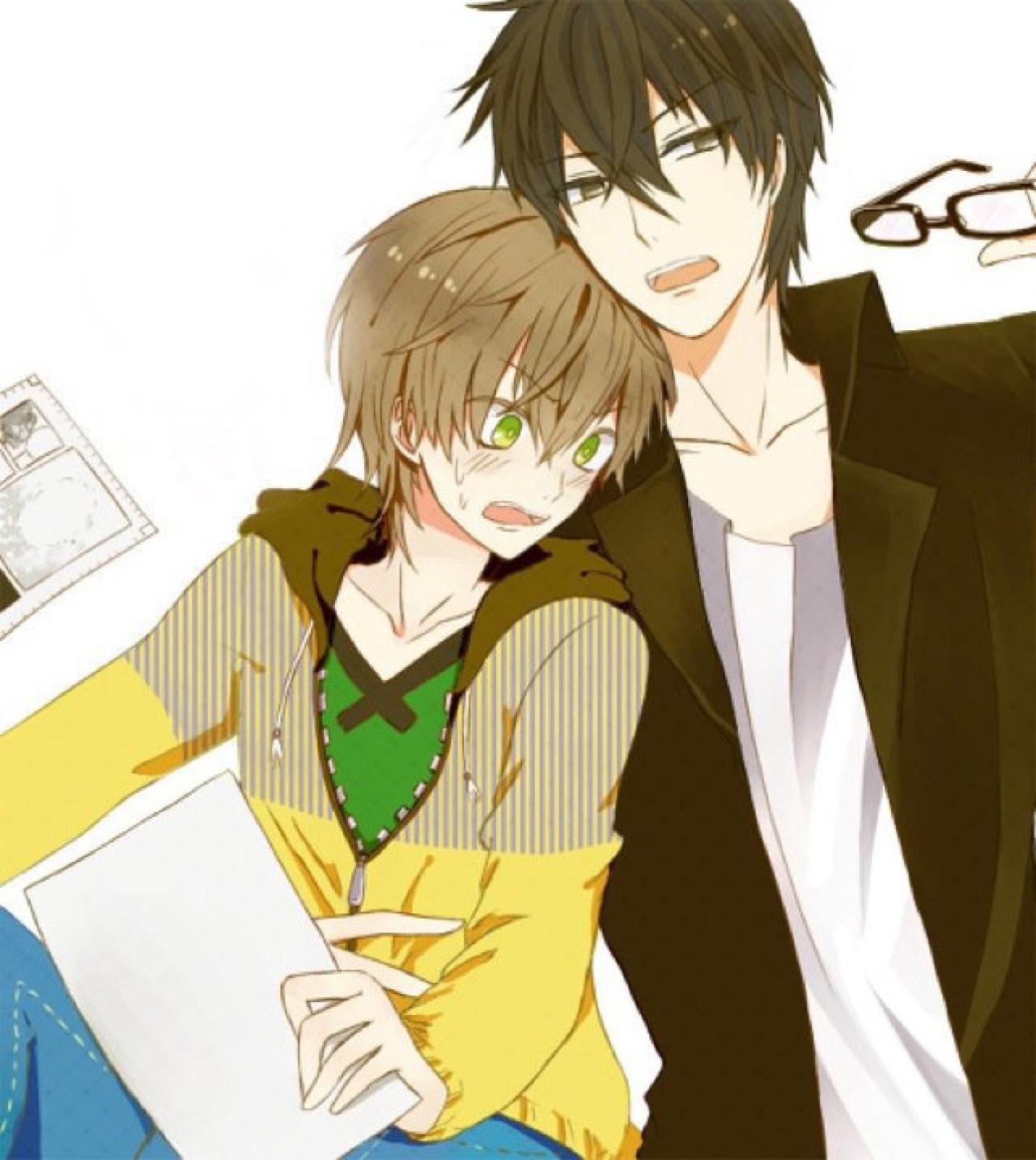 世界第一初恋插画主角小野寺律（左）与高野政宗（右）