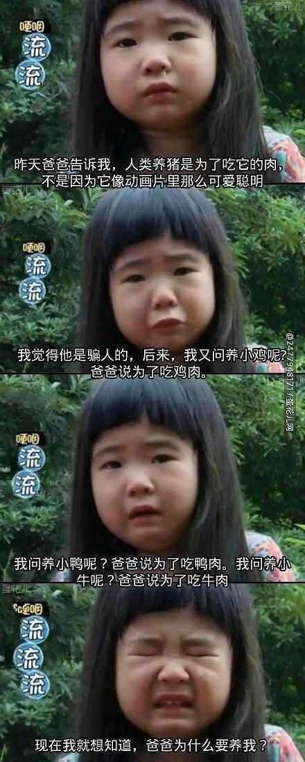 曹格女儿Grace姐姐萌萌四格 爸爸为什么养我
