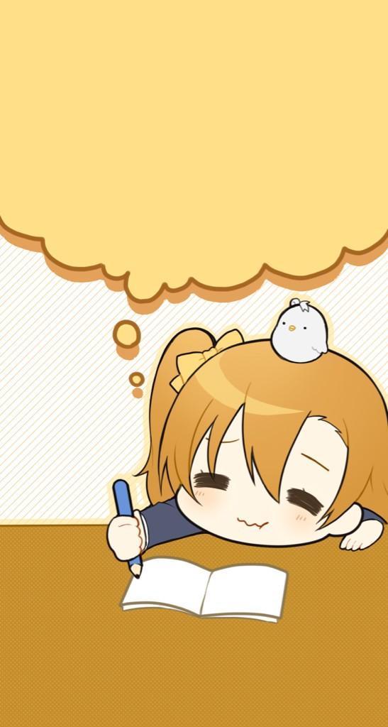 LoveLive!高坂穗乃果锁屏壁纸