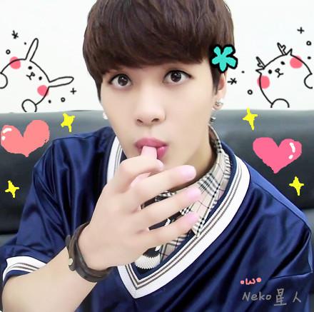 GOT7王嘉尔唆手指卖萌头像