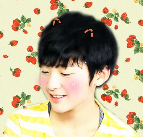 TF家族刘志宏粉嘟嘟脸蛋头像