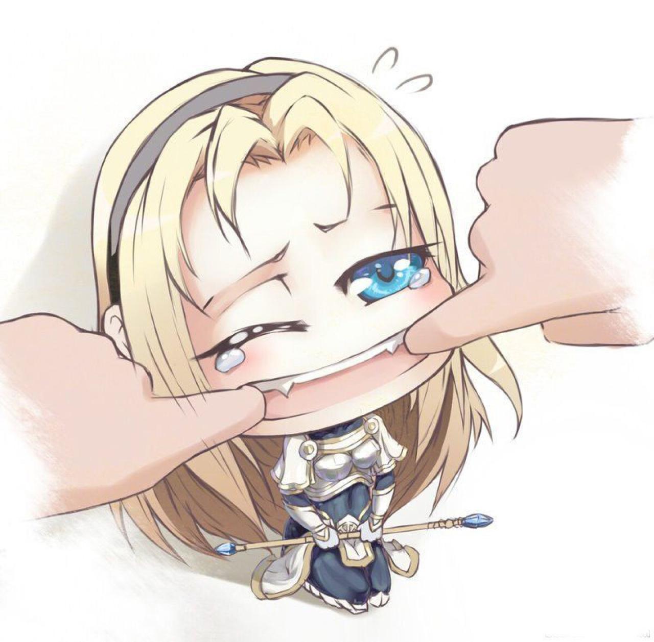 拉克丝 Lux快哭了捏脸头像