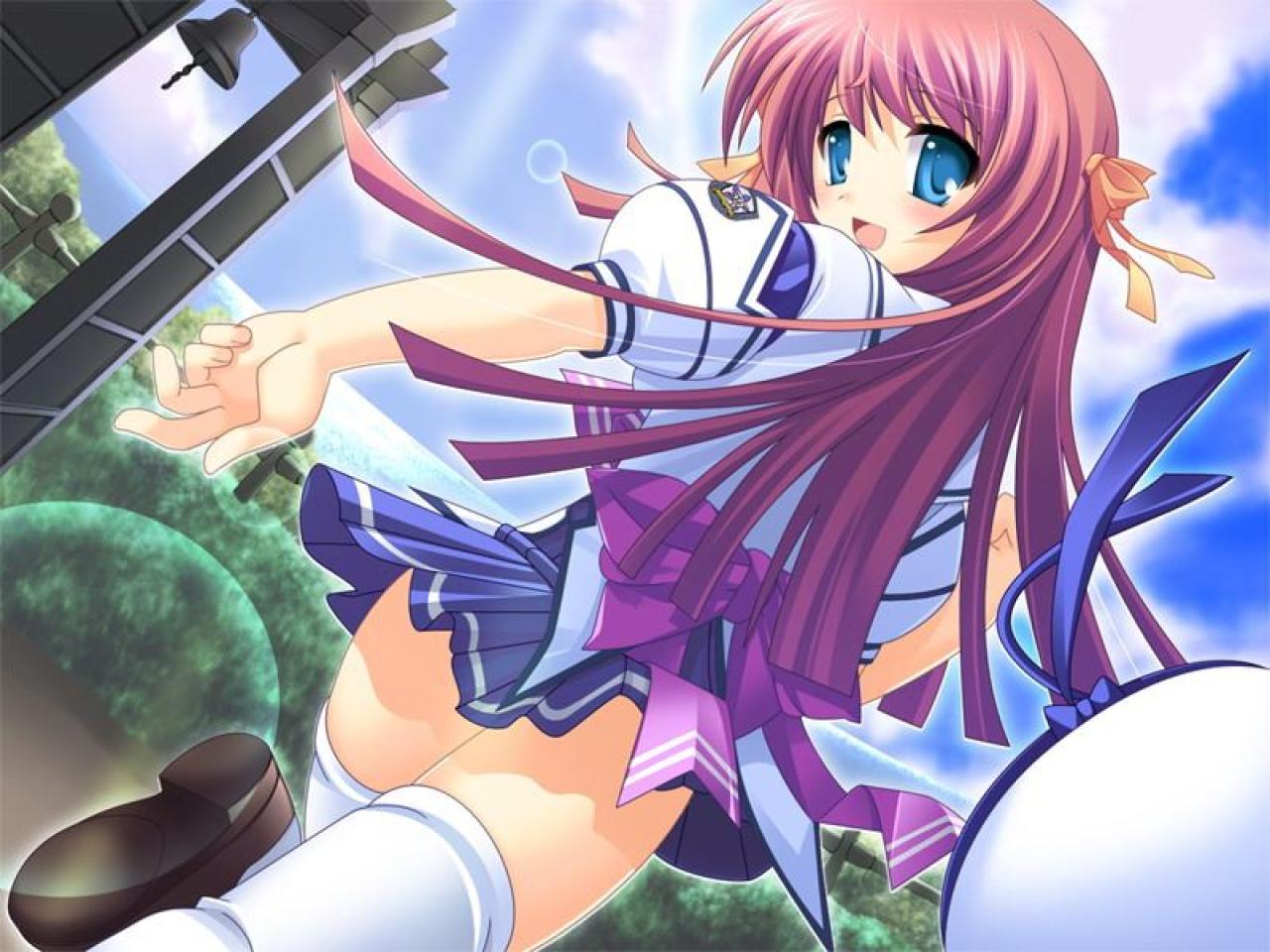 姫ノ宫深晴奔跑的背影