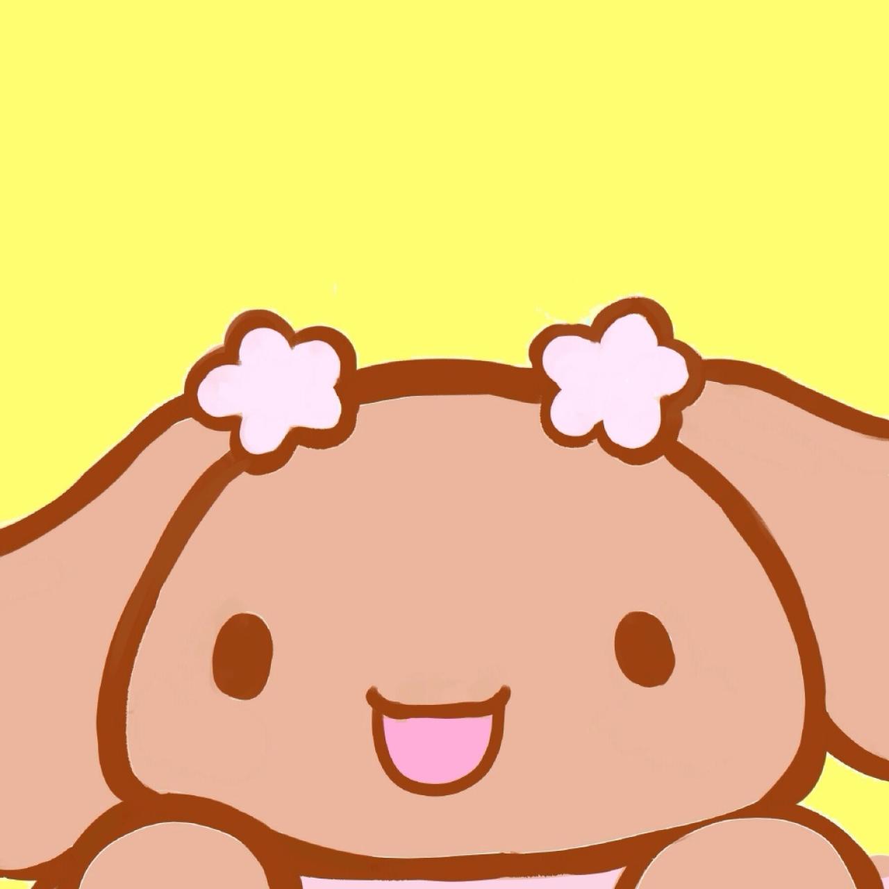棕色Cinnamoroll肉桂狗扒在窗口头像