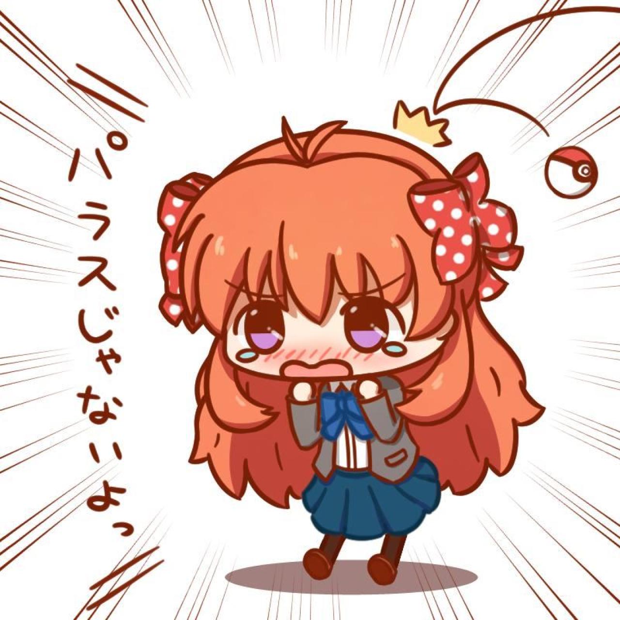 被投射精灵球的佐仓千代 画师twi：p_man_wktk 