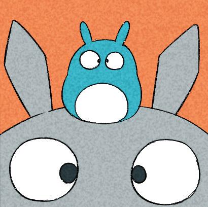 龙猫斗鸡眼头像