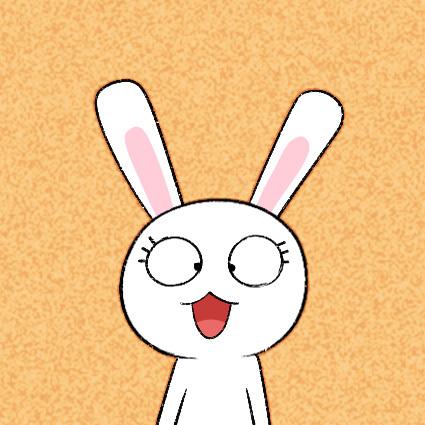 小兔子斗鸡眼头像