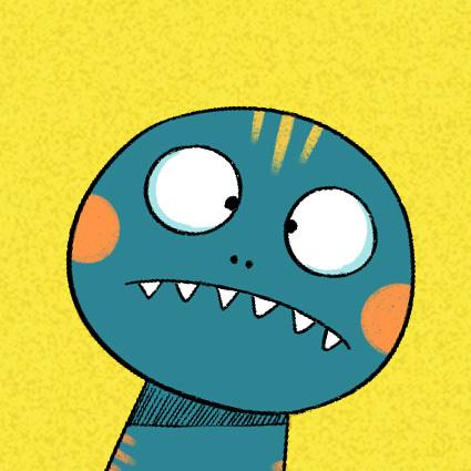 小恐龙哈特斗鸡眼头像