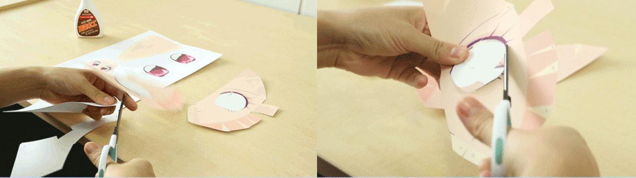 2.5次面具制作第一步：打印，剪切