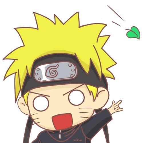 漩涡鸣人瞪圆眼睛头像