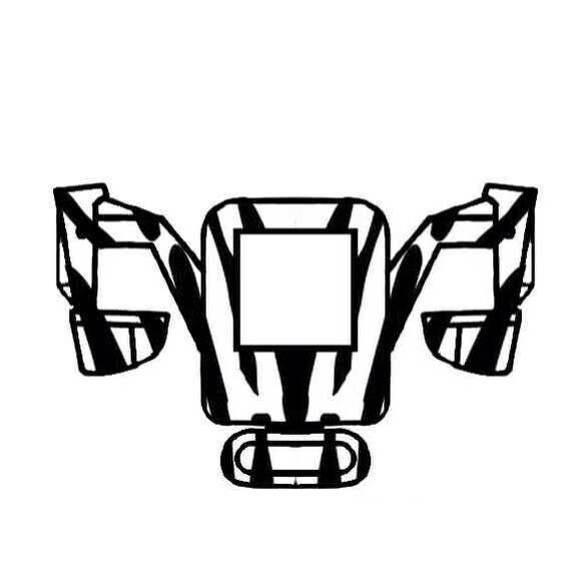 斑马条纹款挖掘机头像