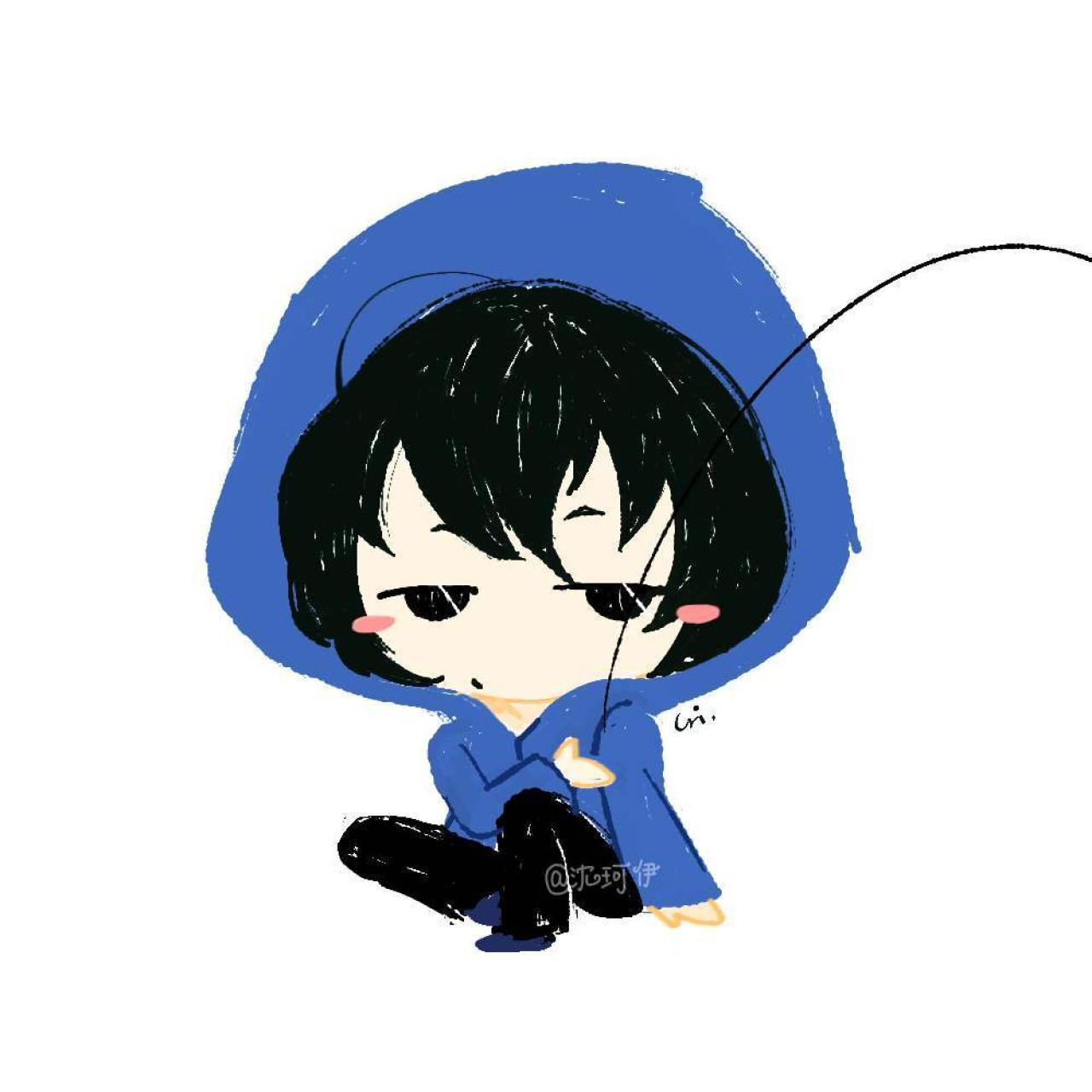 《盗墓笔记》闷油瓶张起灵钓鱼头像