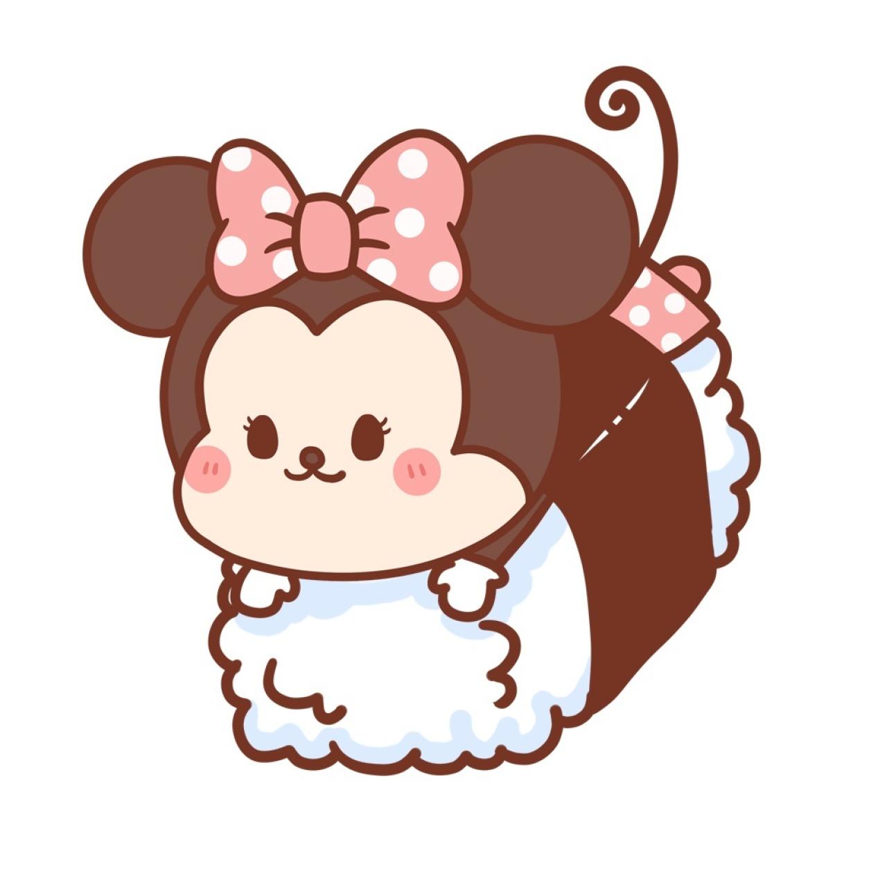 《米老鼠》米妮寿司头像