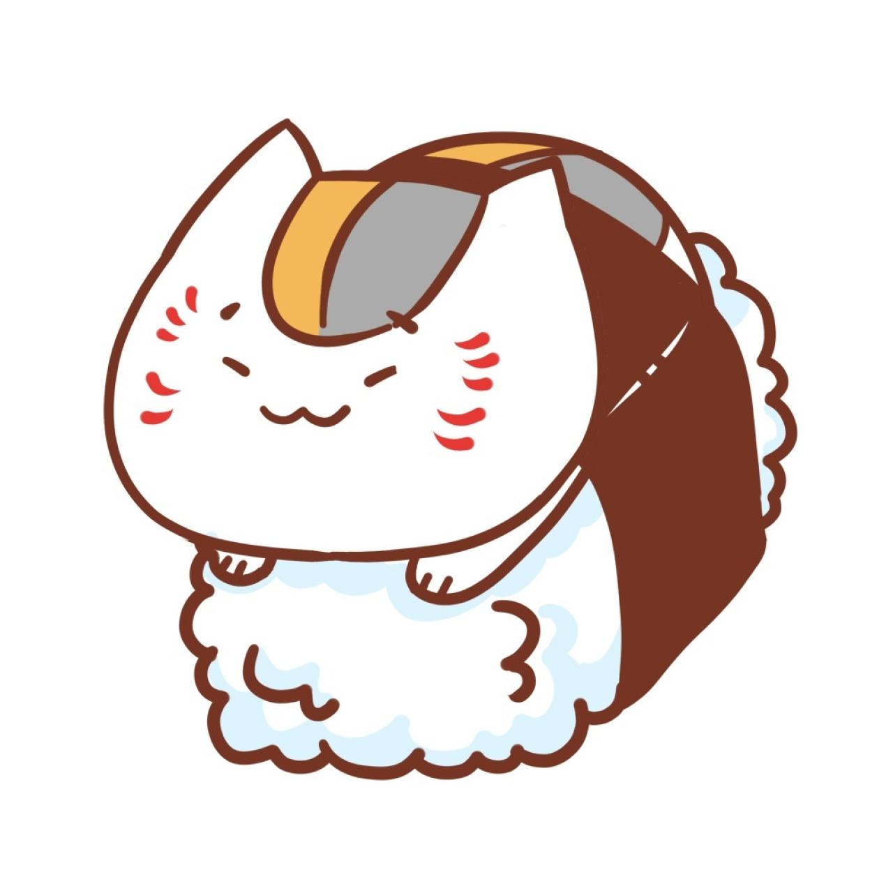 《夏目友人帐》猫咪老师寿司头像