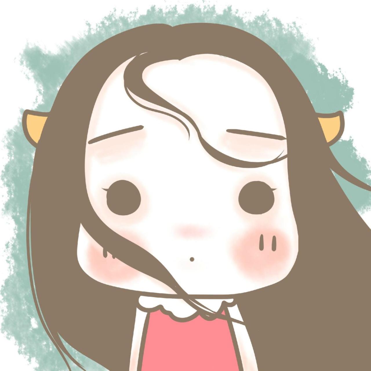 情侣女用：沐浴清风吹起发梢和刘海的牛轰轰头像